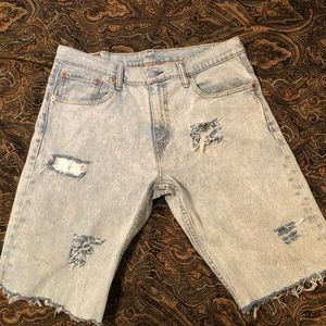 Custom made Levi’s denim shorts